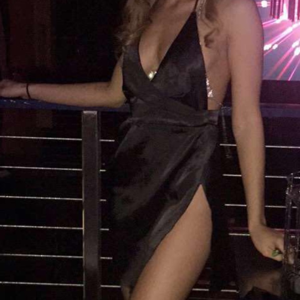 Black Mini Dress - S